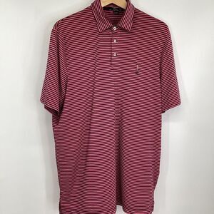 Mens RLX Ralph Lauren‎ Golf Polo Pink/black Large